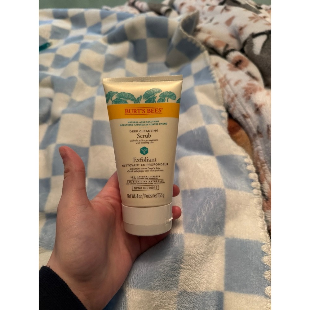 Burt's Bees Natural Acne Solutions Deep Cleansing Scrub Salicylic Acid 4 Ounces
